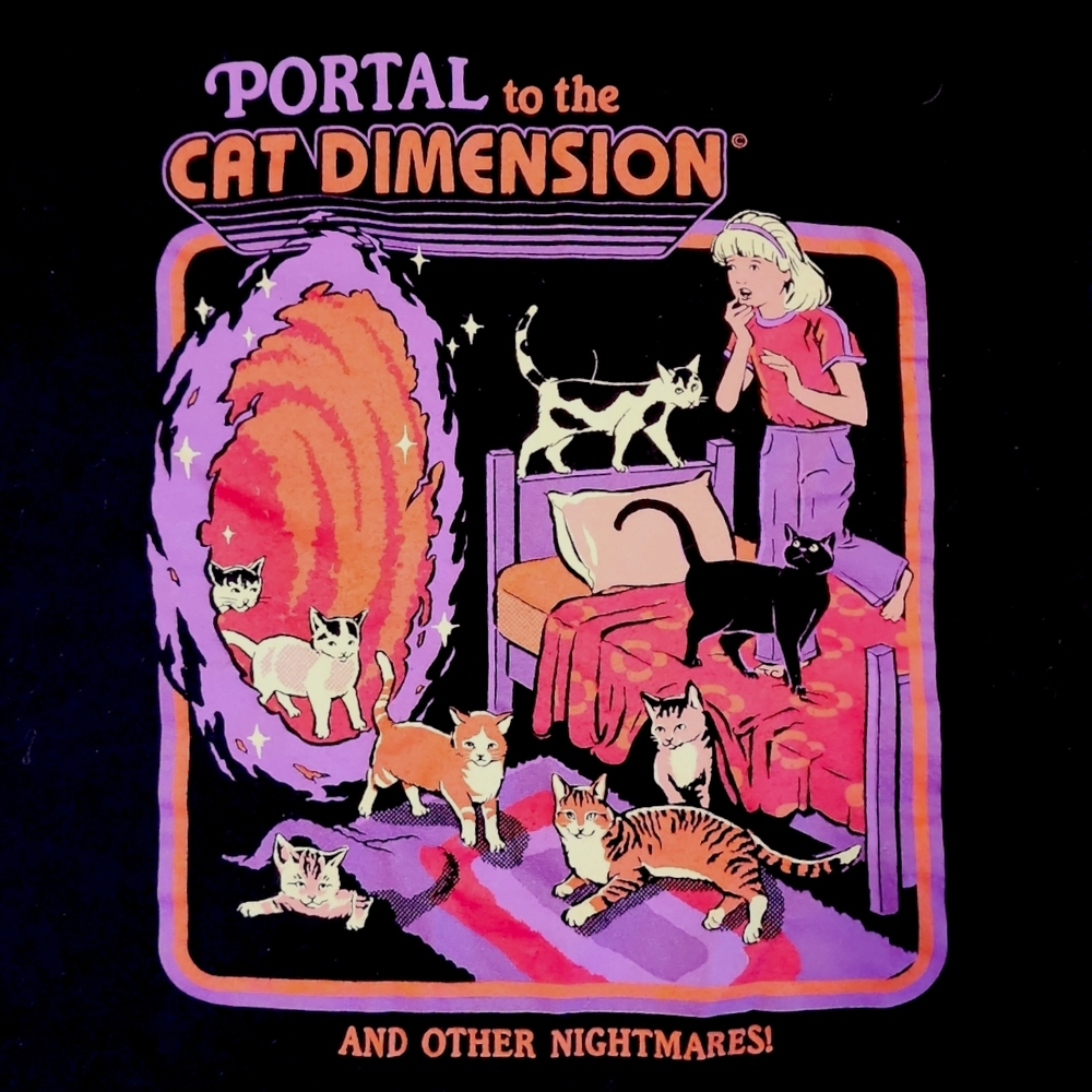 Portal to the Cat Dimension Graphic Tee